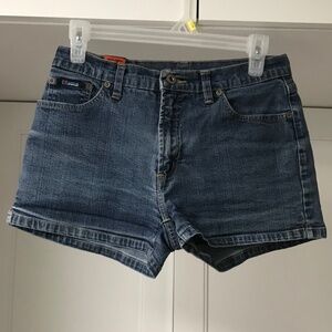 Bluenotes Classic Denim Hip Hugger Jean Shorts 30 Waist